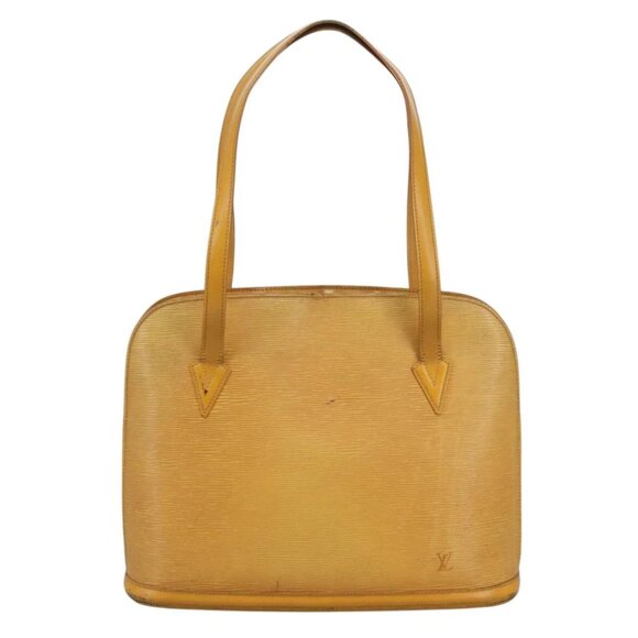 LOUIS VUITTON Epi Lussac Shoulder Bag Yellow M52289 LV Auth 110657 - Picture 14 of 16